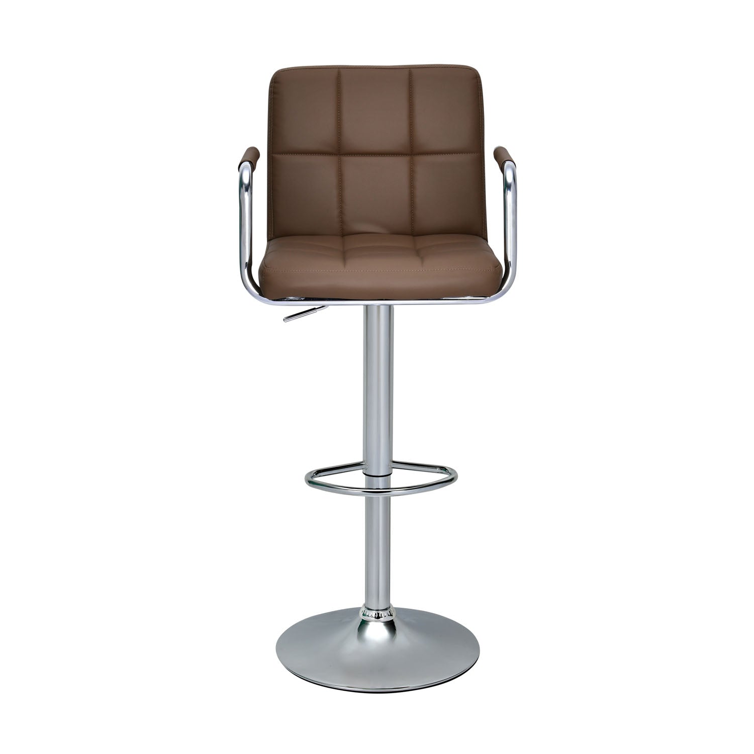 Escape Adjustable Height Swivel Bar Stool (Beige)