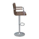 Escape Adjustable Height Swivel Bar Stool (Beige)