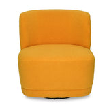 Fender 1 Seater Swivel Base Fabric Chair (Mustard)