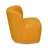 Fender 1 Seater Swivel Base Fabric Chair (Mustard)