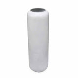 Decorative Metal Tumbler Floor Vase (White)