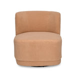 Fender 1 Seater Swivel Base Fabric Chair (Beige)