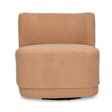 Fender 1 Seater Swivel Base Fabric Chair (Beige)