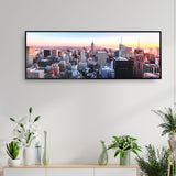 Cityscape Canvas Wall Painting (Multicolor)