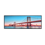 Golden Gate Bridge Canvas Wall Painting (Red & Blue)