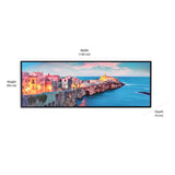 Sea Side Canvas Wall Painting (Blue)