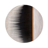 Circular Fluting Design Wall Decor (Grey)