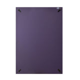 Rectangular Twisted Fluting Design Wall Decor (Lilac)