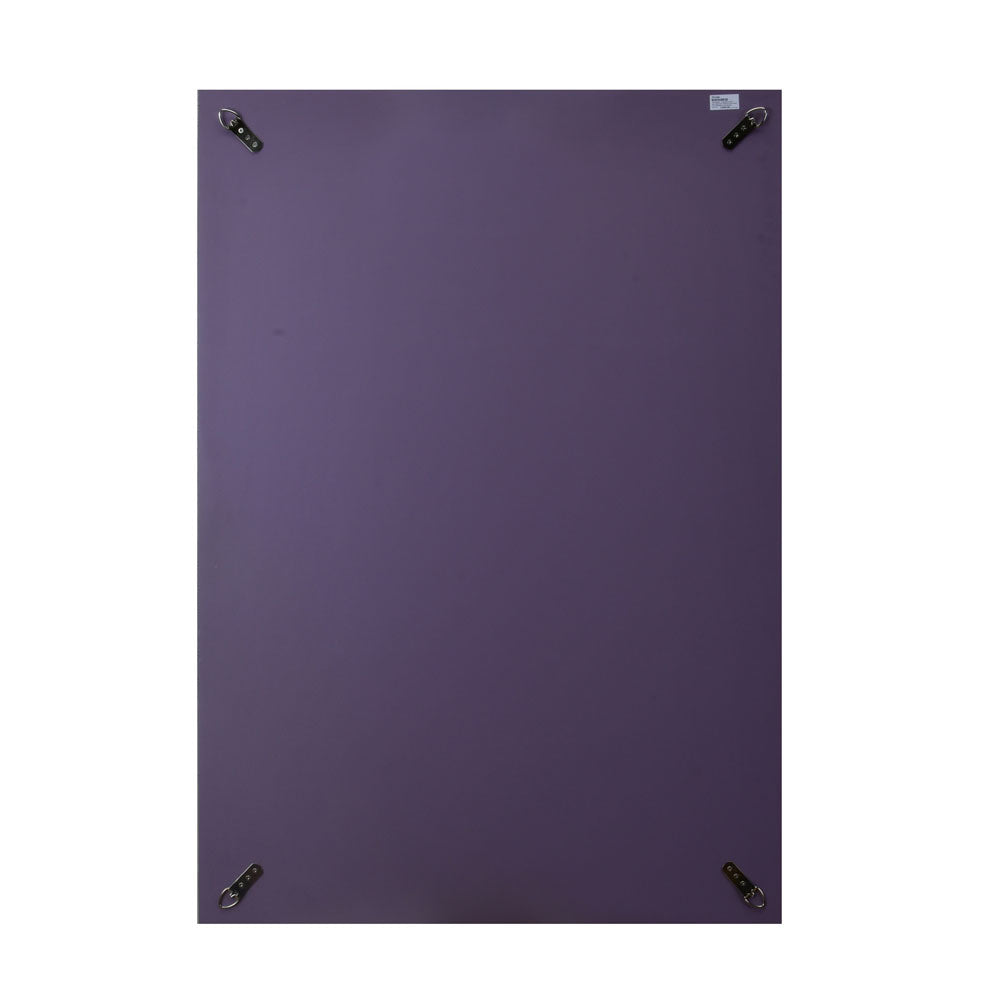 Rectangular Twisted Fluting Design Wall Decor (Lilac)