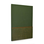 Rectangular Semi Fluting Design Wall Decor (Green)