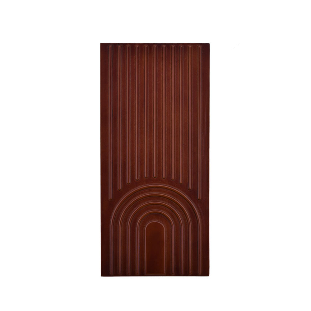 Rectangular Decorative MDF Wall Panel (Brown)