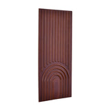 Rectangular Decorative MDF Wall Panel (Brown)