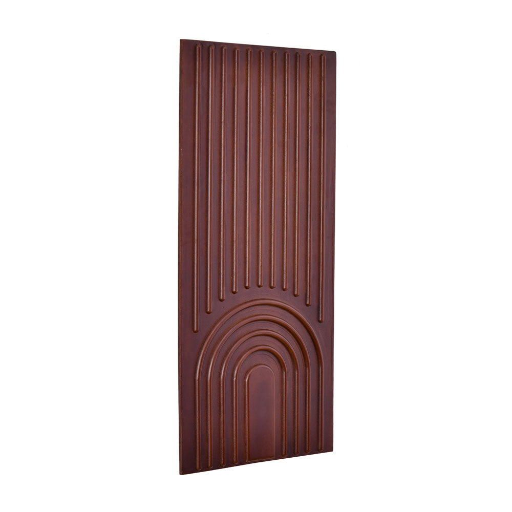 Rectangular Decorative MDF Wall Panel (Brown)