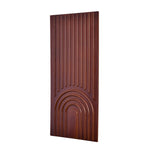 Rectangular Decorative MDF Wall Panel (Brown)