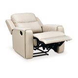 Levon 1 Seater Manual Recliner (Light Beige)