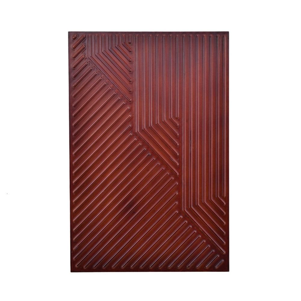 Rectangular Decorative MDF Wall Panel 90 cm (Brown)