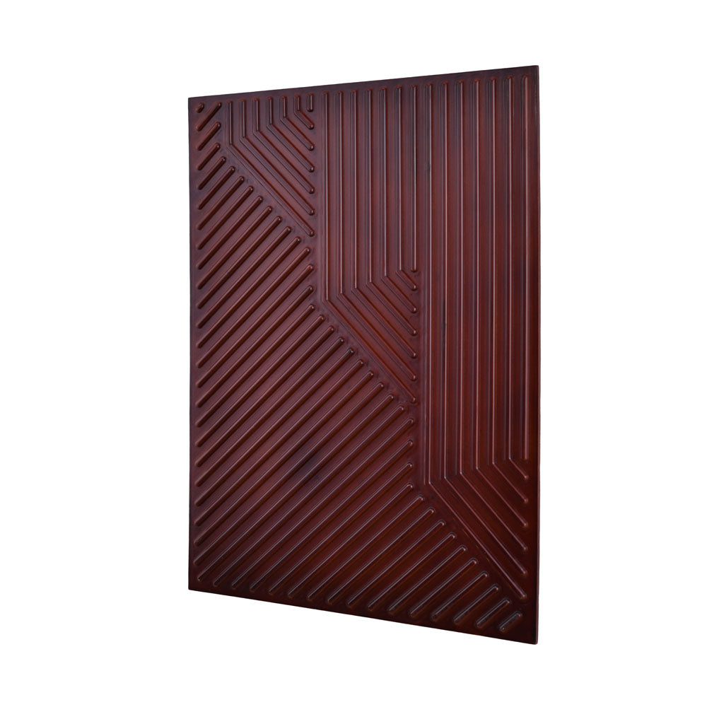 Rectangular Decorative MDF Wall Panel 90 cm (Brown)