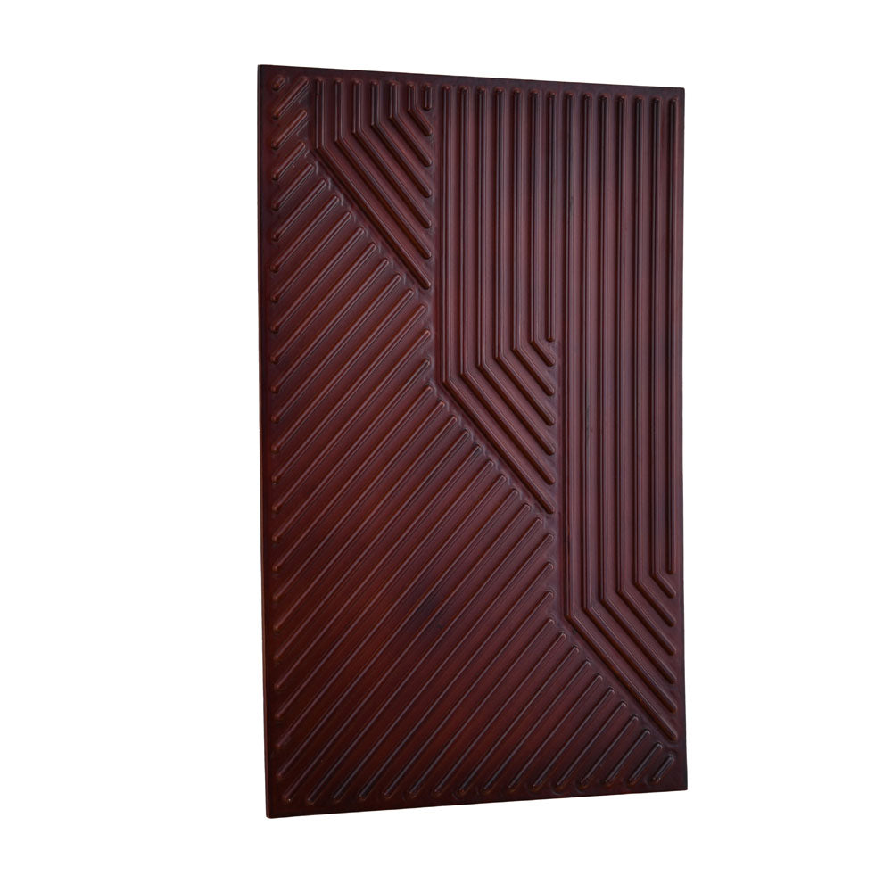 Rectangular Decorative MDF Wall Panel 90 cm (Brown)