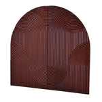 Arched Decorative MDF Wall Panel Set of 2 (Brown)