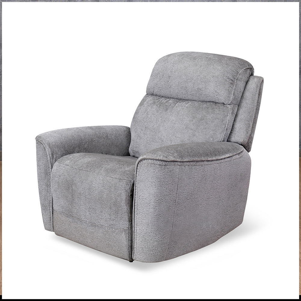 Favian 1 Seater Rocker Recliner Sofa (Grey)