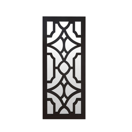 Oranate Mughal MDF and Glass Wall Decor (Brown)