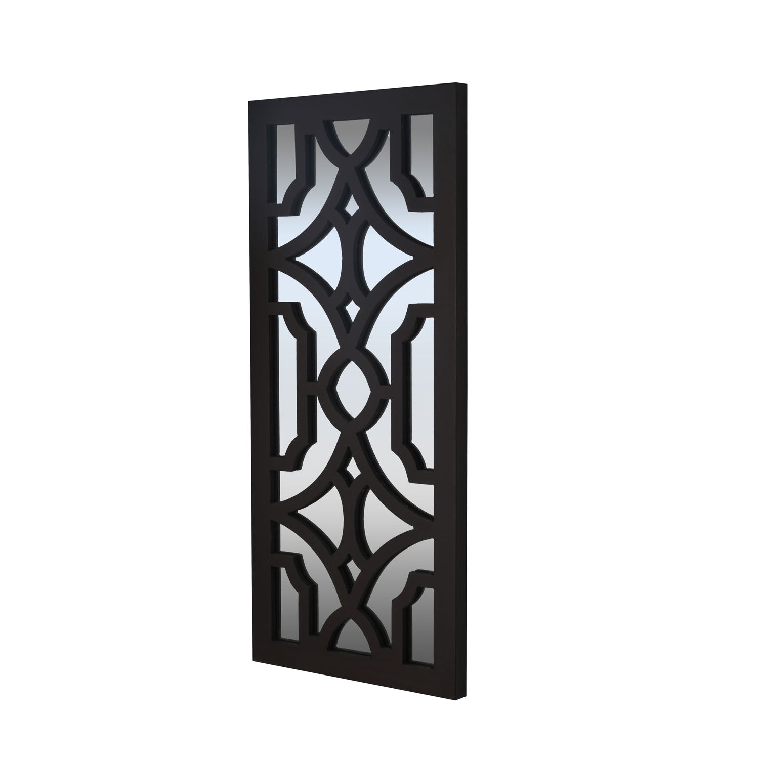 Oranate Mughal MDF and Glass Wall Decor (Brown)