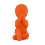 Boy Speak No Evil Polyresin Decorative Showpiece (Orange)