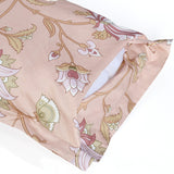 Arias by Lara Dutta Floral Cotton King Bedsheet With 2 Pillow Covers (Peach)