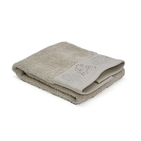 Arias by Lara Dutta Super Soft 500 GSM Cotton Hand Towel 40 x 60 cm (Taupe)