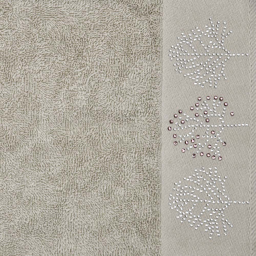 Arias by Lara Dutta Super Soft 500 GSM Cotton Hand Towel 40 x 60 cm (Taupe)