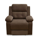 Derik 1 Seater Manual Recliner (Brown)