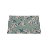 Floral Polyester Single Bedsheet with 1 Pillow Cover (Green)