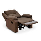 Derik 1 Seater Manual Recliner (Brown)