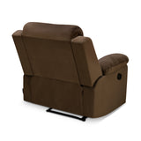 Derik 1 Seater Manual Recliner (Brown)