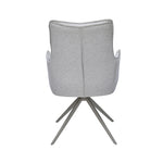 Titania Auto-Return Swivel Dining Chair (Ivory)