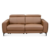 Gibson 3 Seater Electric Recliner Sofa (Brown)