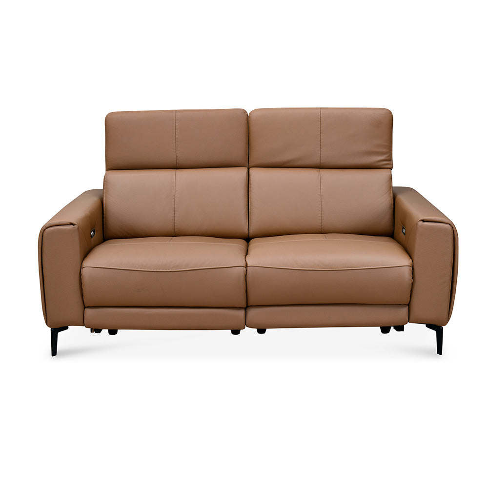 Gibson 2 Seater Electric Recliner Sofa (Brown)