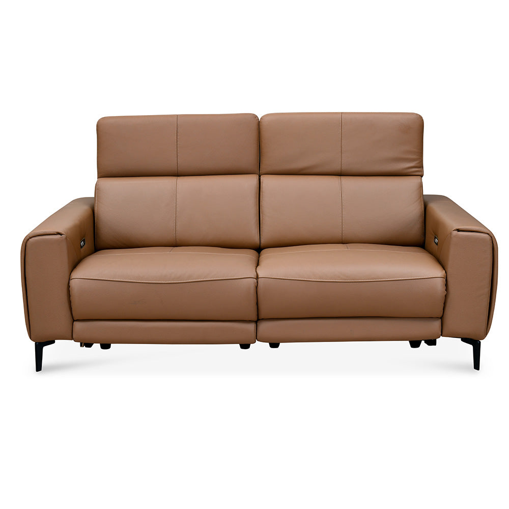 Gibson 3 Seater Electric Recliner Sofa (Brown)