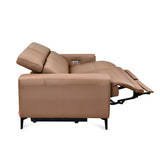 Gibson 3 Seater Electric Recliner Sofa (Brown)