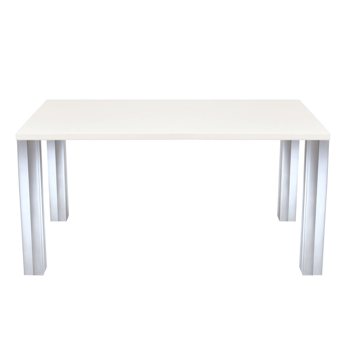 Frostine 6 Seater Dining Table (White)