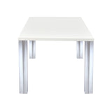 Frostine 6 Seater Dining Table (White)