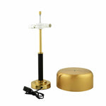 Metalia Metal Table Lamp (Black & Gold)