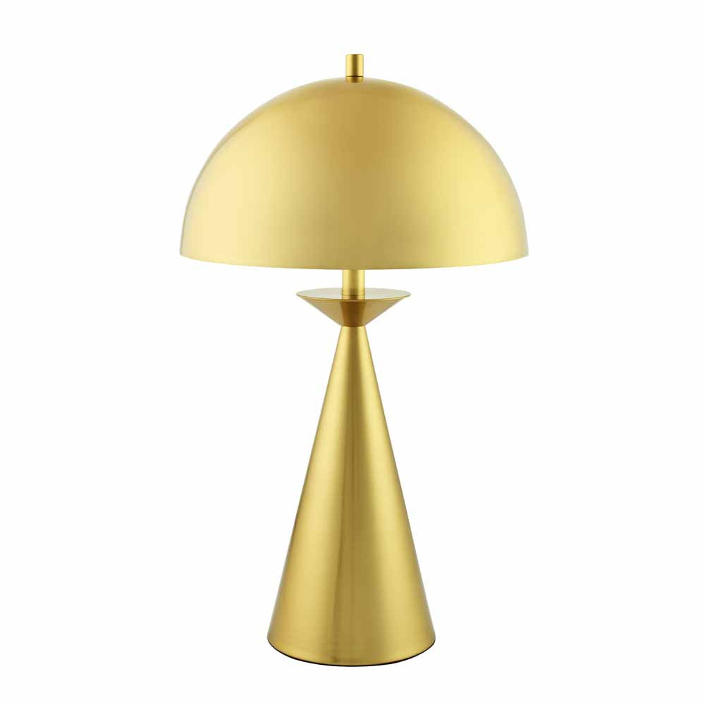 Metalia Mushroom Shaped Metal Table Lamp (Gold)