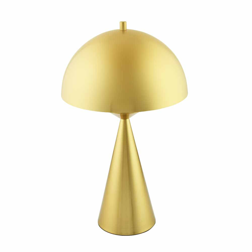 Metalia Mushroom Shaped Metal Table Lamp (Gold)