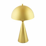 Metalia Mushroom Shaped Metal Table Lamp (Gold)