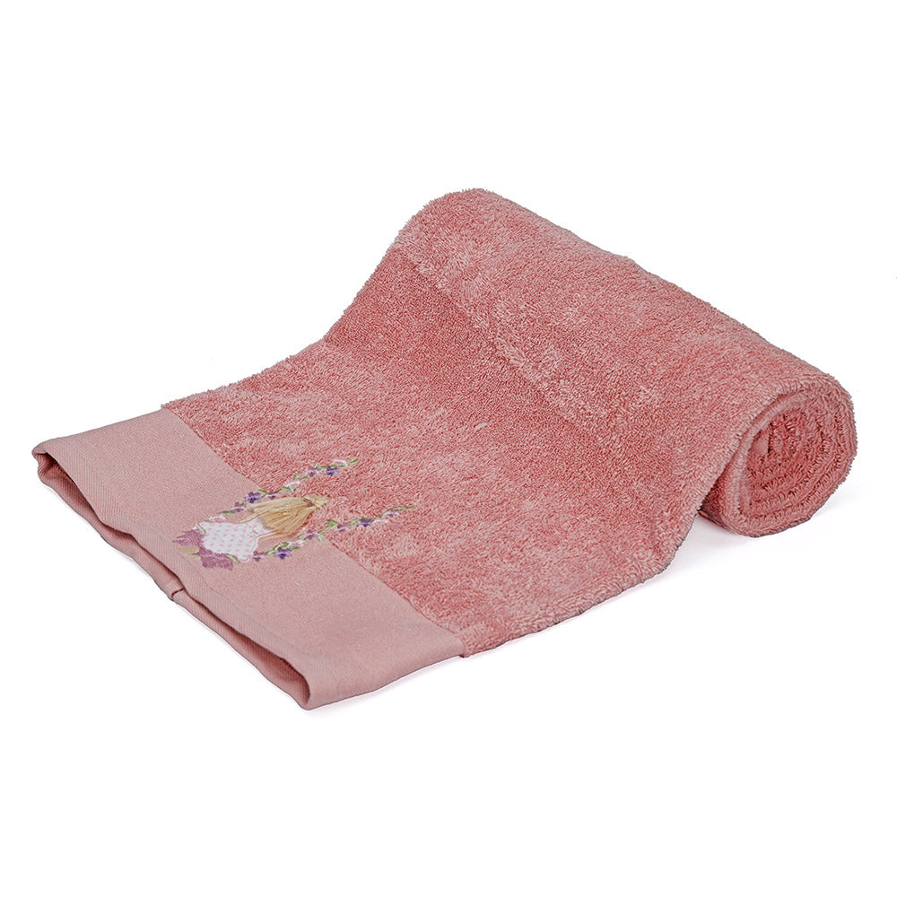 Arias by Lara Dutta Super Soft 500 GSM Cotton Bath Towel 70 x 150 cm (Onion Pink)