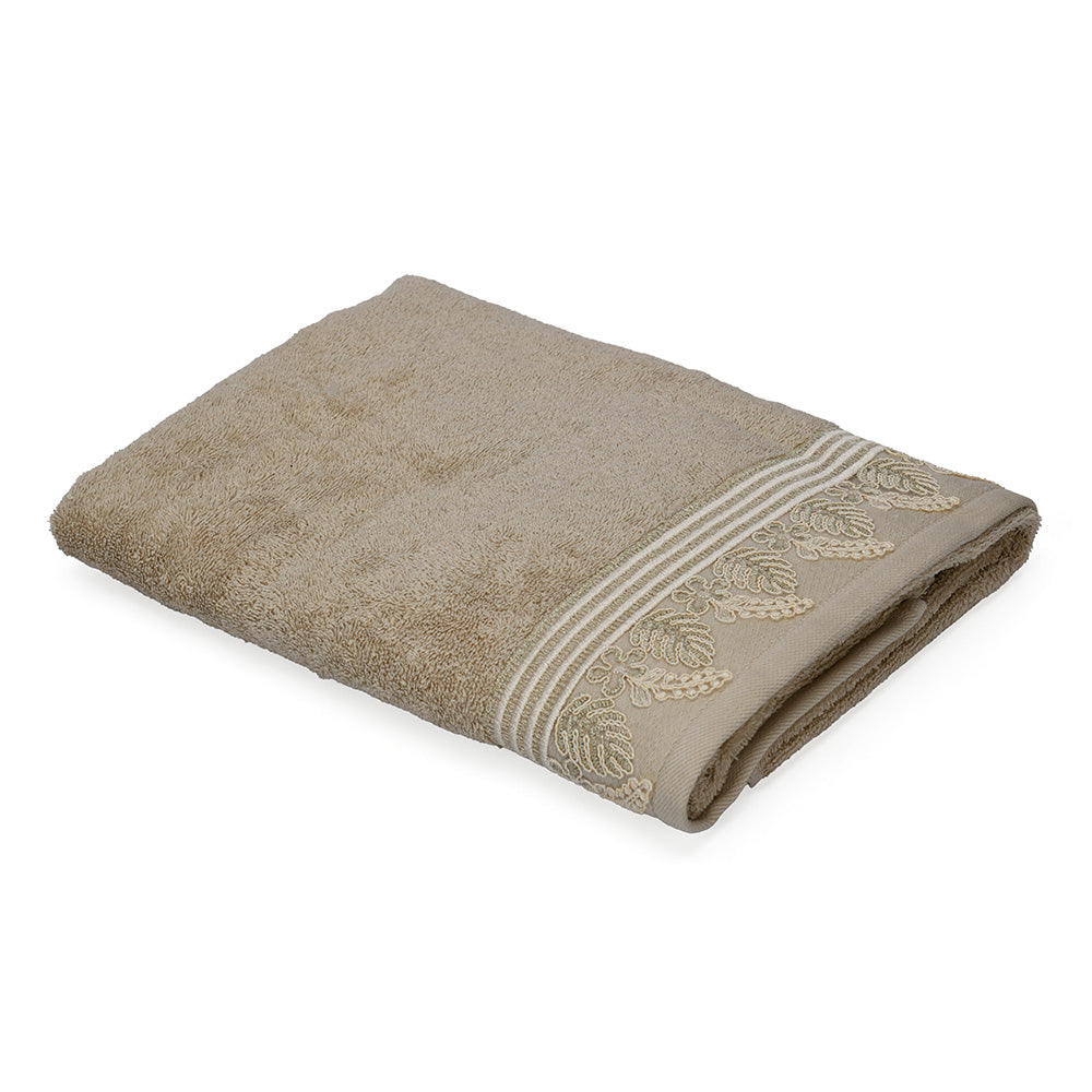 Arias by Lara Dutta Super Soft 500 GSM Cotton Bath Towel 70 x 150 cm (Beige)