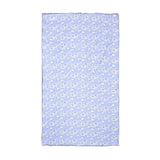 Floral Printed Cotton Single Bed Dohar (Blue)