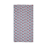 Leaf Design Cotton Single Bed Dohar (Grey & Red)