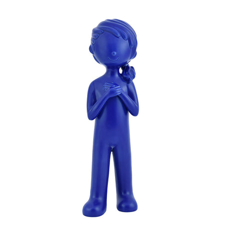 Standing Girl Dolomite Showpiece (Blue)